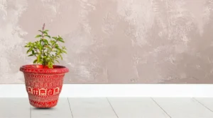 Aipan Tulsi Pot