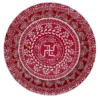 Swastik Aipan Puja Thali