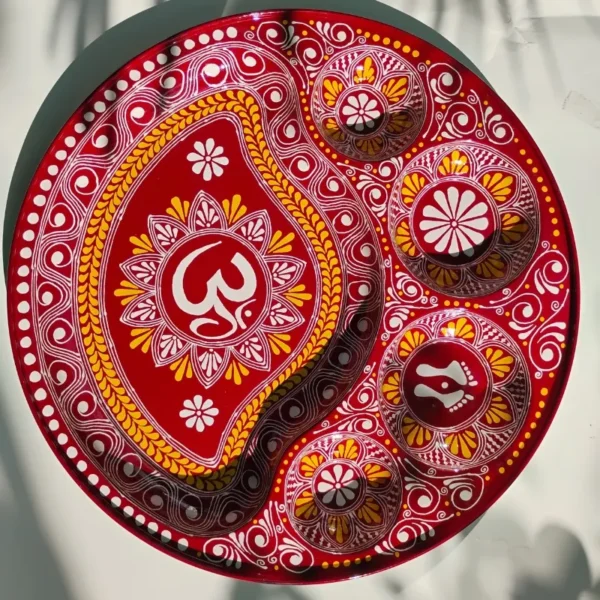 Aipan Pooja thali (3)
