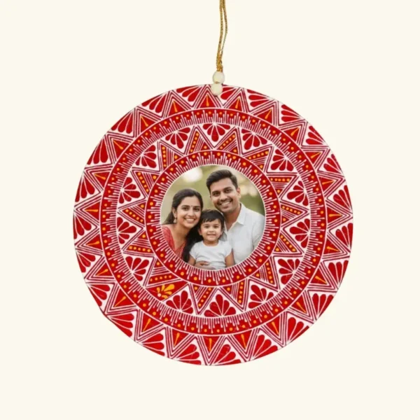 Neem Karoli Baba Aipan Wall Hanging (10)