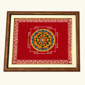 Shree Yantra Aipan Art