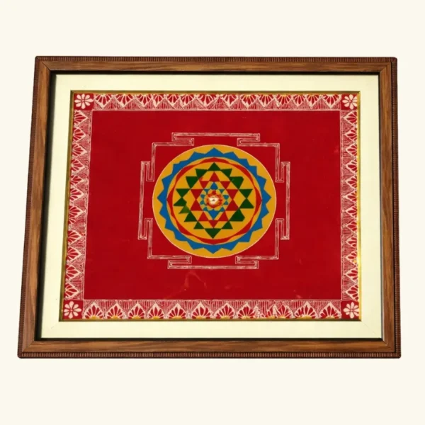 Shree Yantra Aipan Art