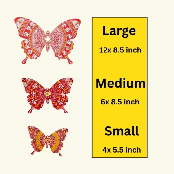 Aipan Butterfly Wall Decor (1)