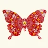 Aipan Butterfly Wall Decor (3)