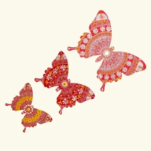 Aipan Butterfly Wall Decor
