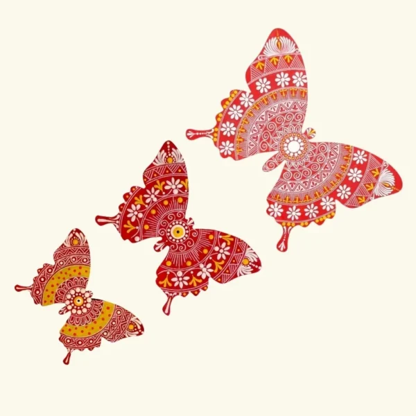 Aipan Butterfly Wall Decor