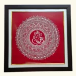 Shree Ganesha Aipan Frame