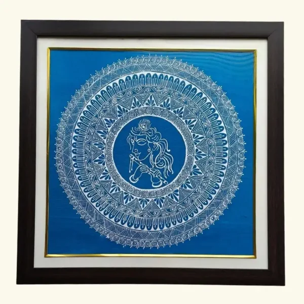 Shree Krishna Aipan Frame (1) optimized
