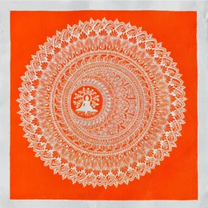 Aipan Buddha Painting