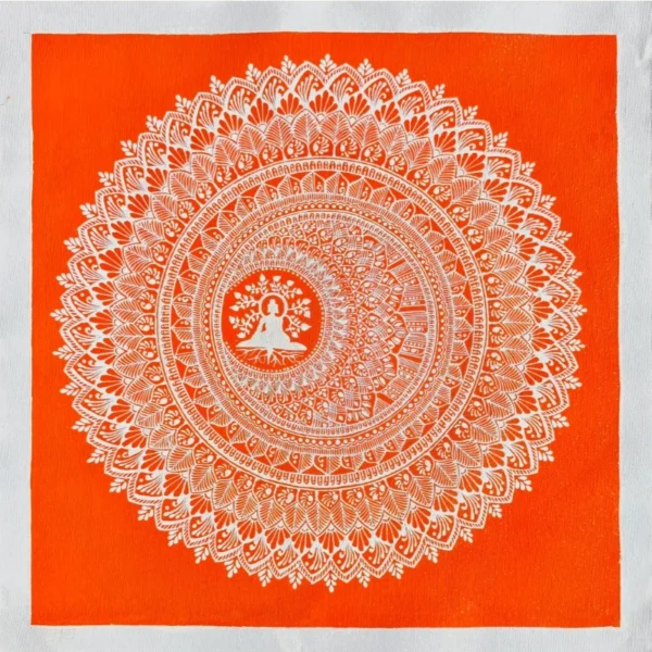 Aipan Buddha Painting