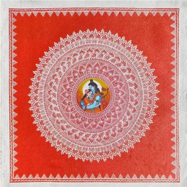 Aipan Ram Sita Painting