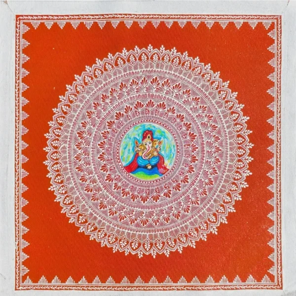 Ganesha Aipan Art