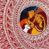 Radha Krishna Aipan Painting (1)