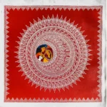 Radha Krishna Aipan Painting