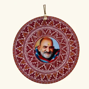 Neem Karoli Baba Aipan Wall Hanging